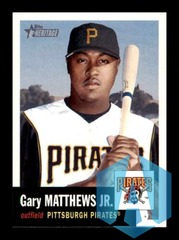 2002 Topps Heritage Gary Matthews Jr. #419 SP Pittsburgh Pirates